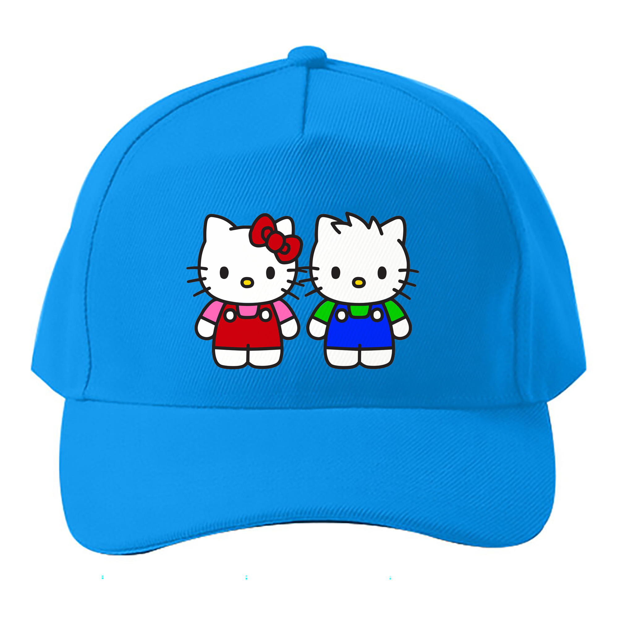 （画像用） Hello Kitty ハローキティ ベースボールキャップ 綿100％ 男女兼用 帽子 スポーツ